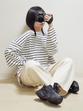 「RUUBON」｜「アイテム（その他）」を使った、てんさん（レディース・155cm）の春コーディネート