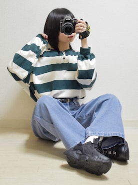 「RUUBON」｜「アイテム（その他）」を使った、てんさん（レディース・155cm）の冬コーディネート