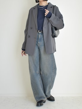 てんさん（レディース・155cm）の冬コーディネート