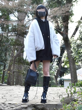 てんさん（レディース・155cm）の冬コーディネート