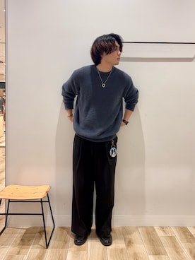 「アイテム（その他）」を使った、4yato Komatsubaraさん（メンズ・172cm）の秋コーディネート