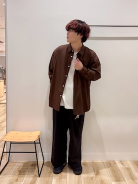 「アイテム（その他）」を使った、4yato Komatsubaraさん（メンズ・172cm・20代）の秋コーディネート