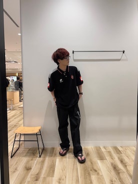 「lotto」｜4yato Komatsubaraさん（メンズ・172cm）の夏コーディネート