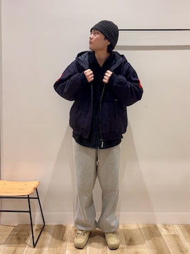 「アイテム（その他シューズ）」を使った、4yato Komatsubaraさん（メンズ・172cm・20代）の秋コーディネート