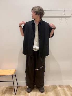 「リラックス」｜4yato Komatsubaraさん（メンズ・172cm）の春コーディネート