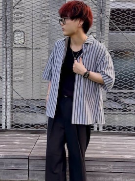 4yato Komatsubaraさん（メンズ・172cm）の夏コーディネート