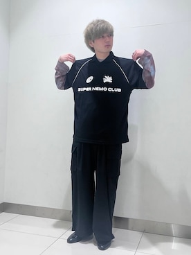 「アイテム（その他シューズ）」を使った、4yato Komatsubaraさん（メンズ・172cm）の夏コーディネート