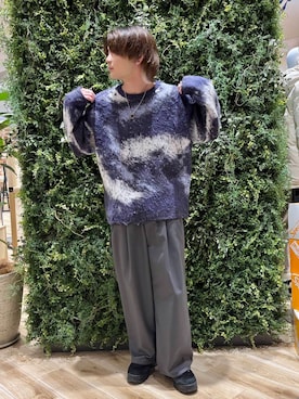 「KBF（ケイビーエフ）のアイテム」を使った、4yato Komatsubaraさん（メンズ・172cm）の冬コーディネート