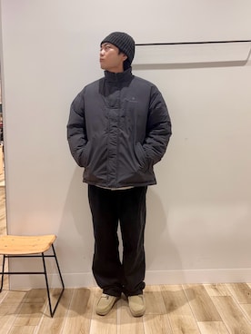 「アイテム（その他シューズ）」を使った、4yato Komatsubaraさん（メンズ・172cm・20代）の秋コーディネート