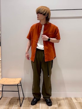 「暖色」｜4yato Komatsubaraさん（メンズ・172cm）の春コーディネート