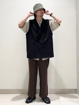 4yato Komatsubaraさん（メンズ・172cm）の春コーディネート