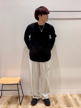 「アイテム（その他）」を使った、4yato Komatsubaraさん（メンズ・172cm）の秋コーディネート