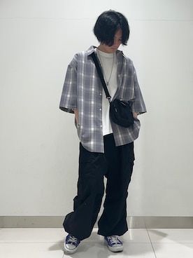 「carhartt」｜「アイテム（その他）」を使った、4yato Komatsubaraさん（メンズ・172cm）の春コーディネート