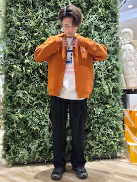 「STONEMASTER（ストーンマスター ）のアイテム」を使った、4yato Komatsubaraさん（メンズ・172cm）の冬コーディネート