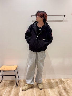 「アイテム（タンクトップ）」を使った、4yato Komatsubaraさん（メンズ・172cm）の秋コーディネート