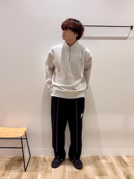 「アイテム（スウェット）」を使った、4yato Komatsubaraさん（メンズ・172cm）の秋コーディネート
