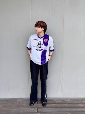 「URBAN RESEARCH（アーバンリサーチ）のアイテム（パンツ）」を使った、4yato Komatsubaraさん（メンズ・172cm）の夏コーディネート
