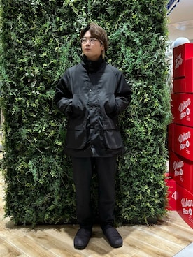 「LACOSTE（ラコステ）のアイテム」を使った、4yato Komatsubaraさん（メンズ・172cm）の秋コーディネート