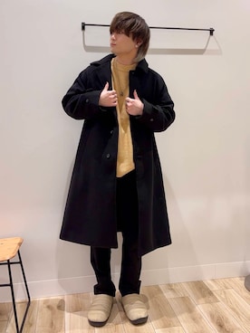 4yato Komatsubaraさん（メンズ・172cm）の冬コーディネート