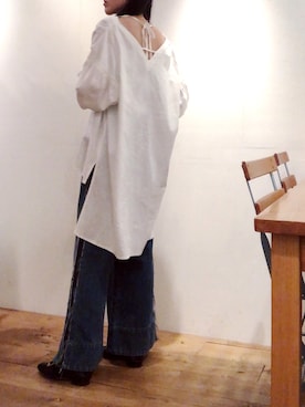 「BALLY（バリー）のアイテム（ローファー）」を使った、waka__sanさん（レディース・162cm）の春コーディネート