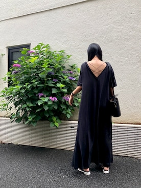 「LORO（ロロ）のアイテム」を使った、waka__sanさん（レディース・162cm）の夏コーディネート