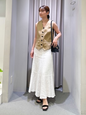 「PICHE ABAHOUSE（ピシェ アバハウス）のアイテム」を使った、yunaさん（レディース・161cm）の春コーディネート