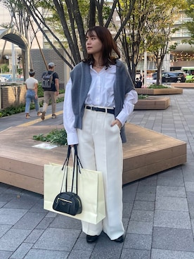 「Rouge vif（ルージュヴィフ）のアイテム（アクセサリー）」を使った、yunaさん（レディース・161cm）の秋コーディネート