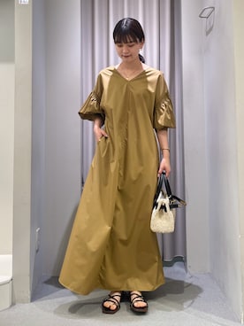 「PICHE ABAHOUSE（ピシェ アバハウス）のアイテム」を使った、yunaさん（レディース・161cm）の夏コーディネート
