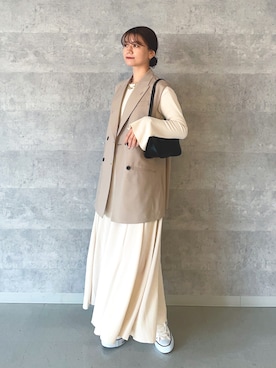 yunaさん（レディース・161cm）の冬コーディネート