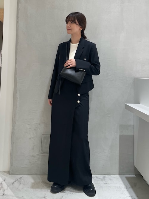 ルージュヴィフラクレ✨ラッププリーツボタンスカート ¥24,200(税込) ルージュ ヴィフ ラクレ Rouge vif la cle 【セットアップ対応