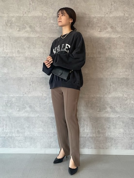 yunaさん（レディース・161cm）の冬コーディネート