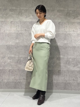 yunaさん（レディース・161cm）の冬コーディネート