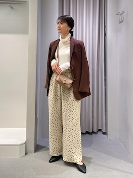 「コックリカラー」｜yunaさん（レディース・161cm）の夏コーディネート