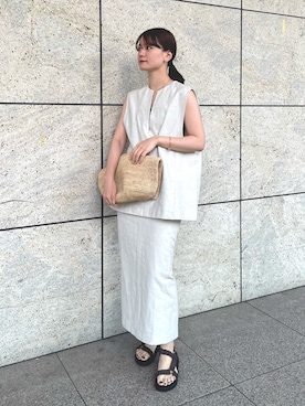 「PICHE ABAHOUSE（ピシェ アバハウス）のアイテム」を使った、yunaさん（レディース・161cm）の春コーディネート