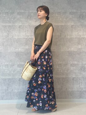 yunaさん（レディース・161cm）の夏コーディネート