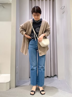 「TICCA（ティッカ）のアイテム（トップス）」を使った、yunaさん（レディース・161cm）の冬コーディネート