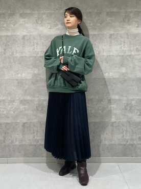 yunaさん(レディース・161cm)の冬コーディネート