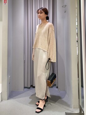 「PICHE ABAHOUSE（ピシェ アバハウス）のアイテム」を使った、yunaさん（レディース・161cm）の春コーディネート