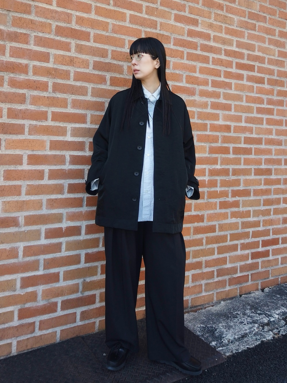 ENOF（イナフ）の「twill coat（ステンカラーコート）」 - WEAR