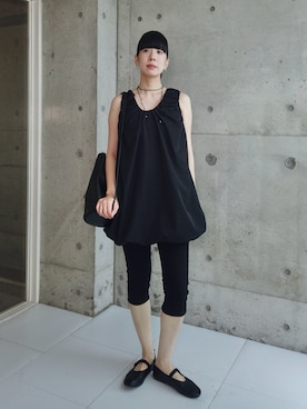 「STYLEMIXER（スタイルミキサー）のアイテム」を使った、RIKAさん（レディース・168cm）の夏コーディネート