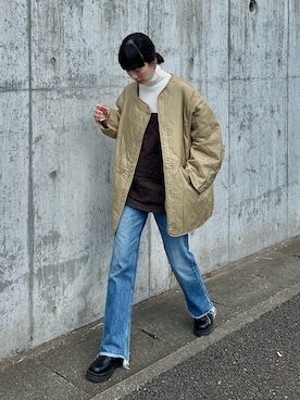 RIKAさん（レディース・168cm）の冬コーディネート