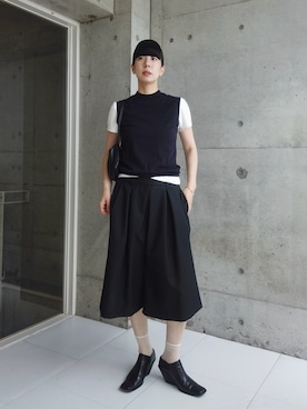 「Steven Alan（スティーブンアラン）のアイテム」を使った、RIKAさん（レディース・168cm）の夏コーディネート