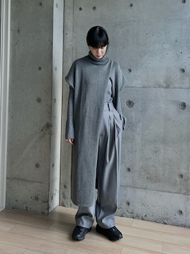 「TENTO（テント）のアイテム」を使った、RIKAさん（レディース・168cm）の秋コーディネート