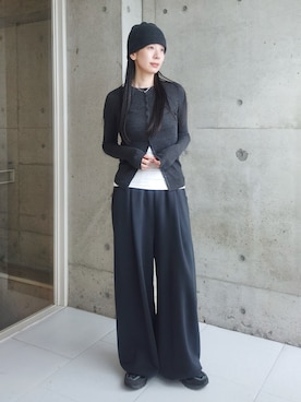 「anuke（アンヌーク）のアイテム」を使った、RIKAさん（レディース・168cm）の秋コーディネート