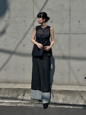「アイテム（バッグ）」を使った、RIKAさん（レディース・168cm・30代）の夏コーディネート