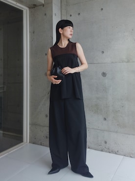 「アイテム（ショルダーバッグ）」を使った、RIKAさん（レディース・168cm・30代）の夏コーディネート