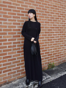 「アイテム（ワンピース/ドレス）」を使った、RIKAさん（レディース・168cm）の春コーディネート