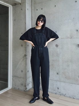 「フェスコーデ」｜「アイテム（ローファー）」を使った、RIKAさん（レディース・168cm）の夏コーディネート