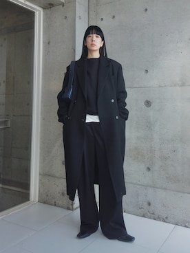 「アイテム（スリッポン）」を使った、RIKAさん（レディース・168cm）の秋コーディネート