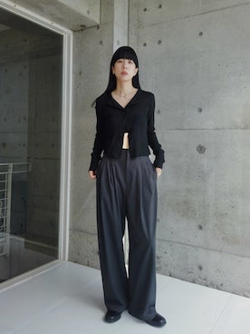 「アイテム（アクセサリー）」を使った、RIKAさん（レディース・168cm）の夏コーディネート